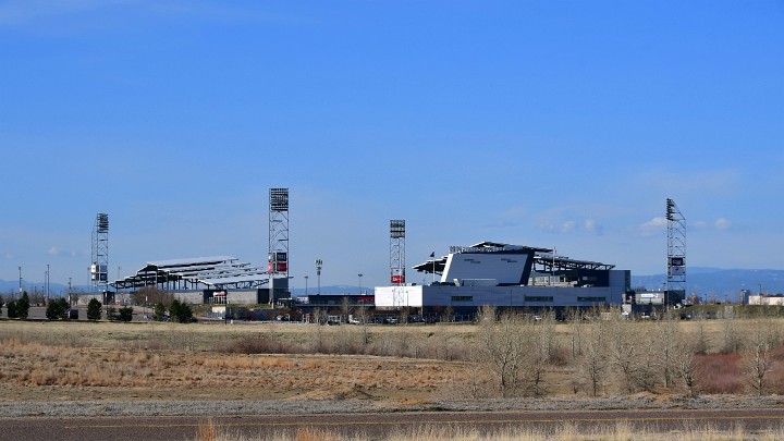 Dicks Sporting Goods Park in the Distance